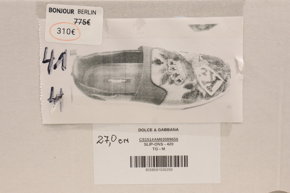 Dolce & Gabbana Slip-On Sneaker – Echtheitsnachweis