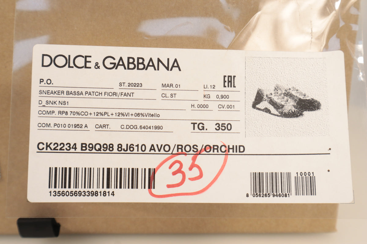 Dolce & Gabbana Sneaker – Echtheitsnachweis