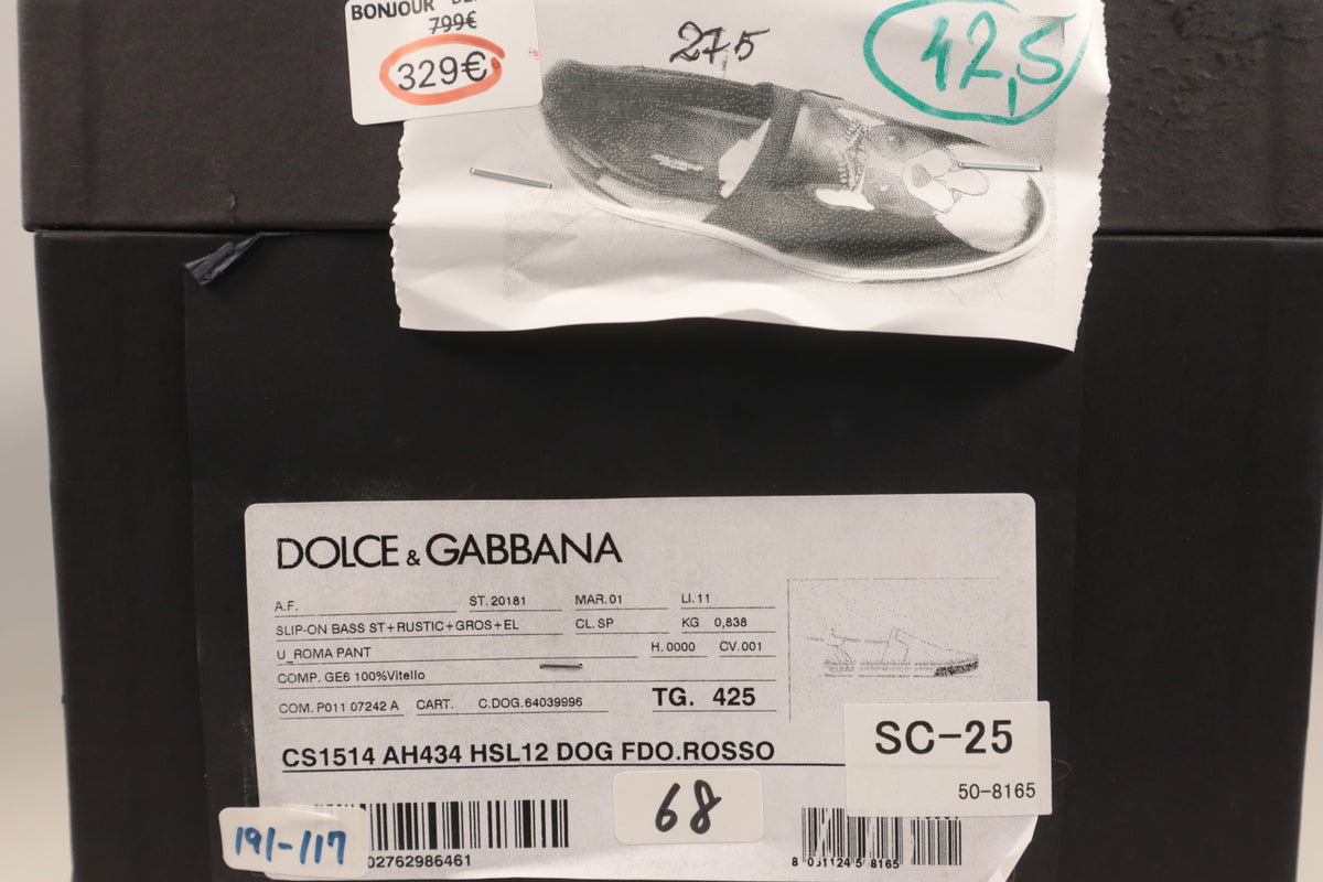 Dolce & Gabbana Slip-On Sneaker – Echtheitsnachweis