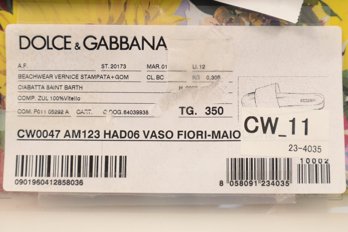 Dolce & Gabbana Badesandalen – Echtheitsnachweis