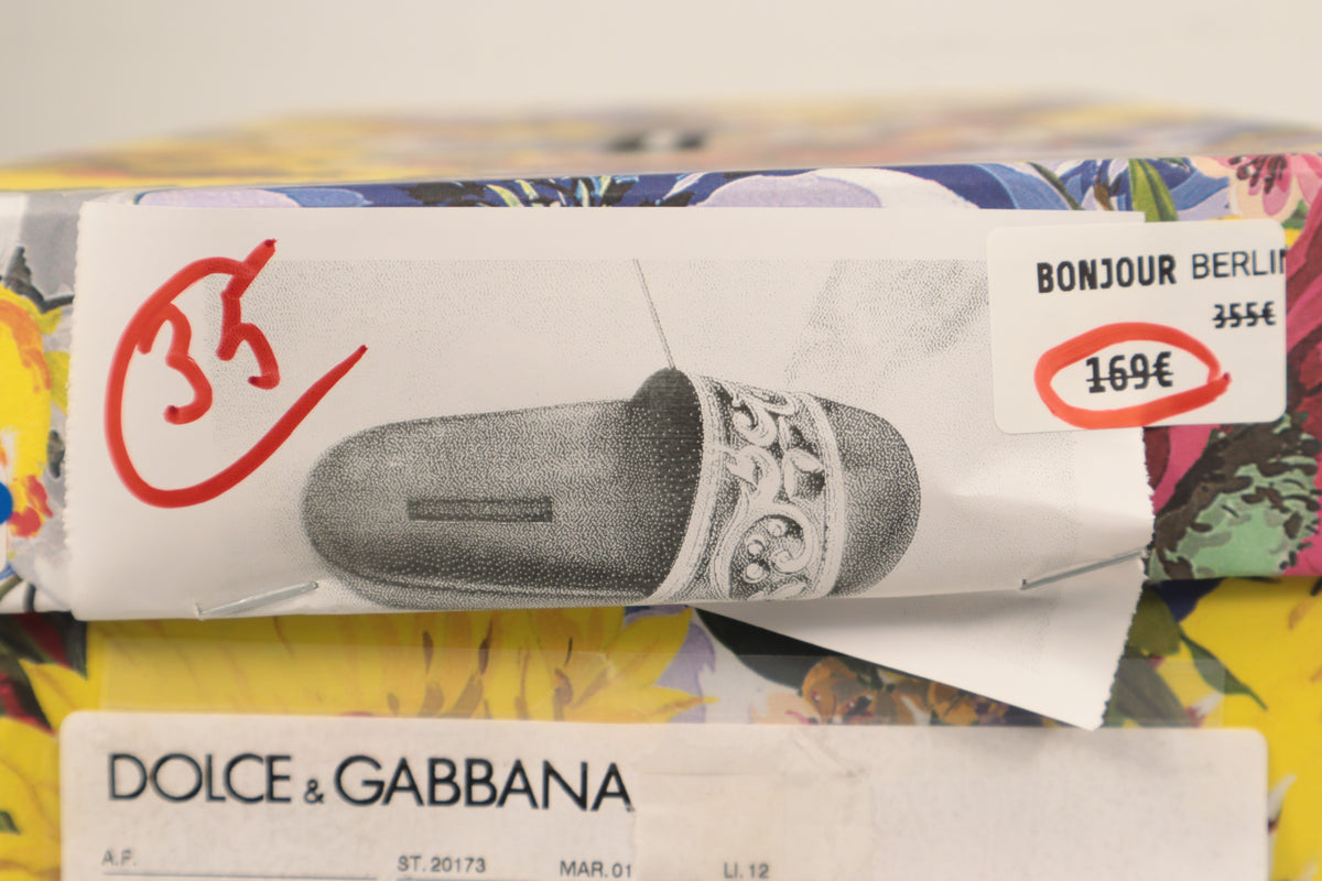 Dolce & Gabbana Badesandalen – Echtheitsnachweis