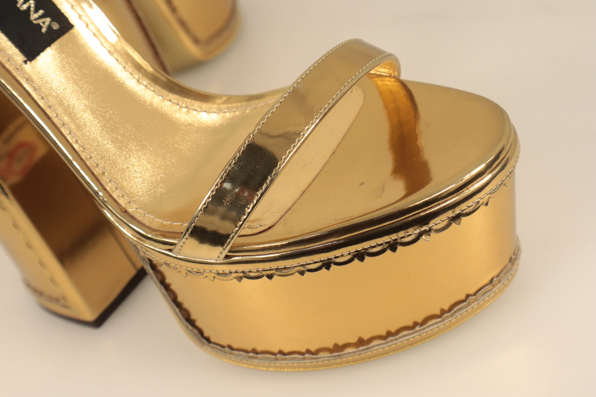 Dolce & Gabbana Plateau-Sandalen – Echtheitsnachweis