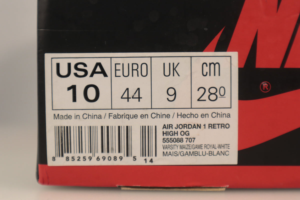 Air Jordan High-Top Sneaker – Echtheitsnachweis