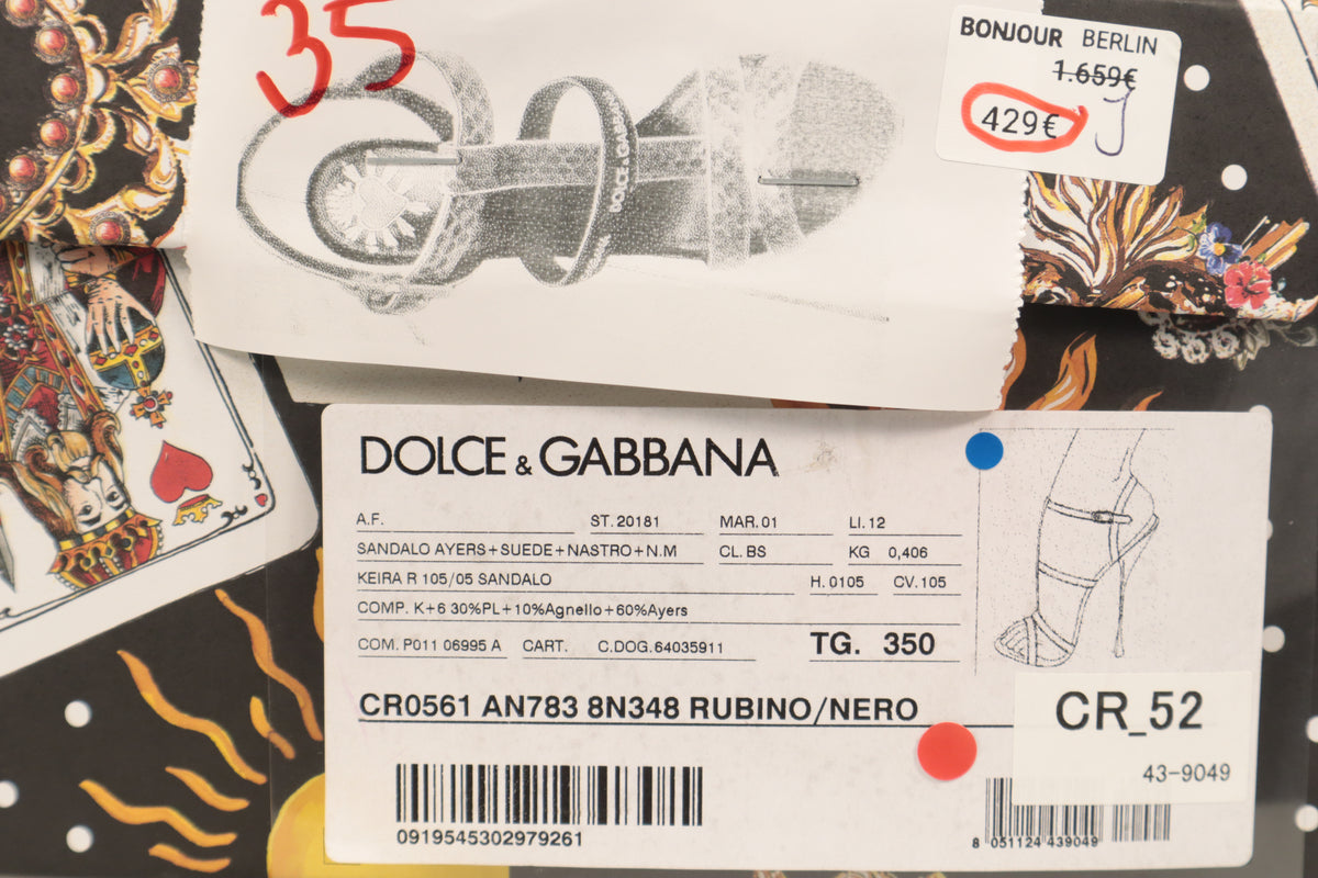 Dolce & Gabbana Sandaletten – Echtheitsnachweis