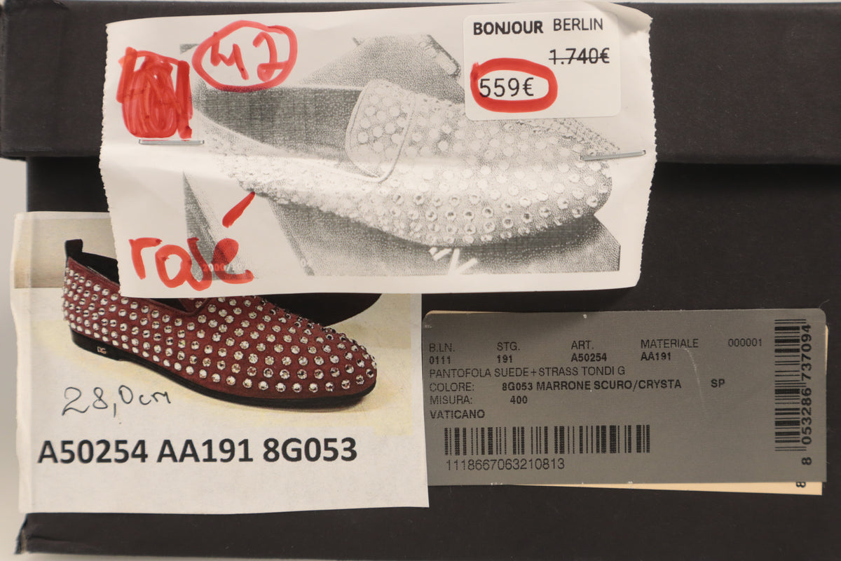 Dolce & Gabbana Slipper – Echtheitsnachweis