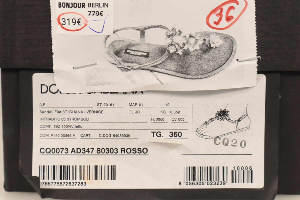 Dolce & Gabbana Sandalen – Echtheitsnachweis