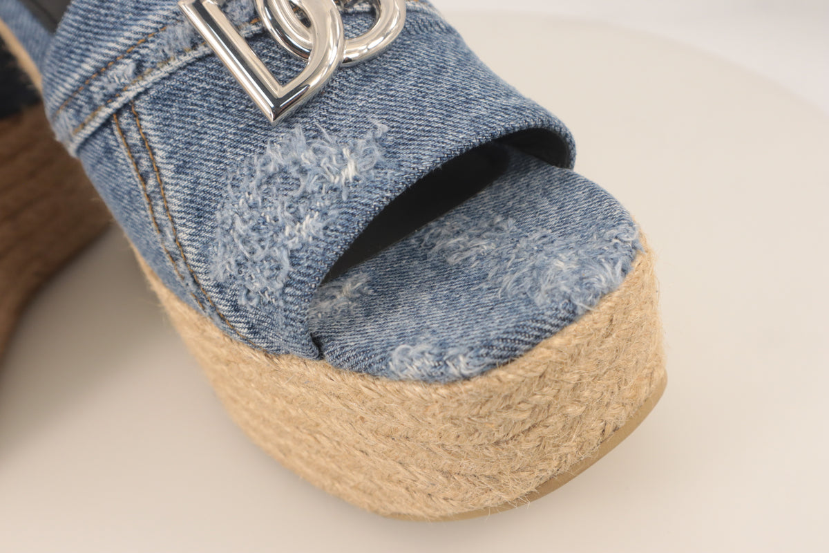 Dolce & Gabbana Plateau-Sandalen – Echtheitsnachweis