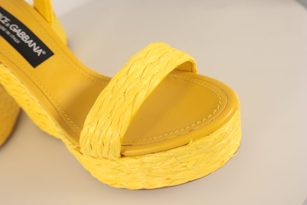Dolce & Gabbana Plateau-Sandalen – Echtheitsnachweis