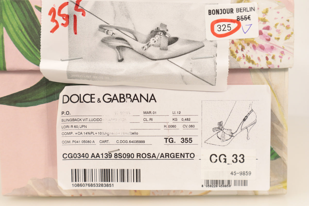 Dolce & Gabbana Slingback Pumps – Echtheitsnachweis