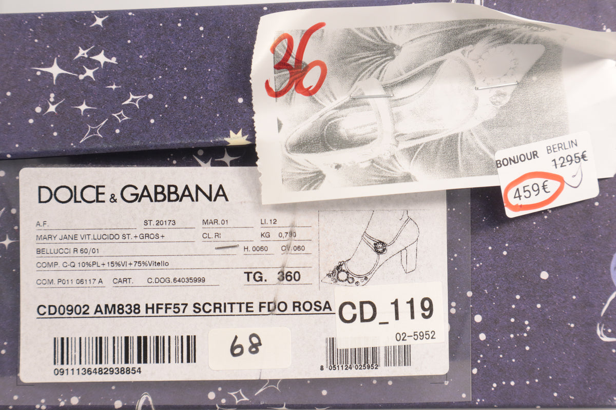 Dolce & Gabbana Mary Jane Schuhe – Echtheitsnachweis