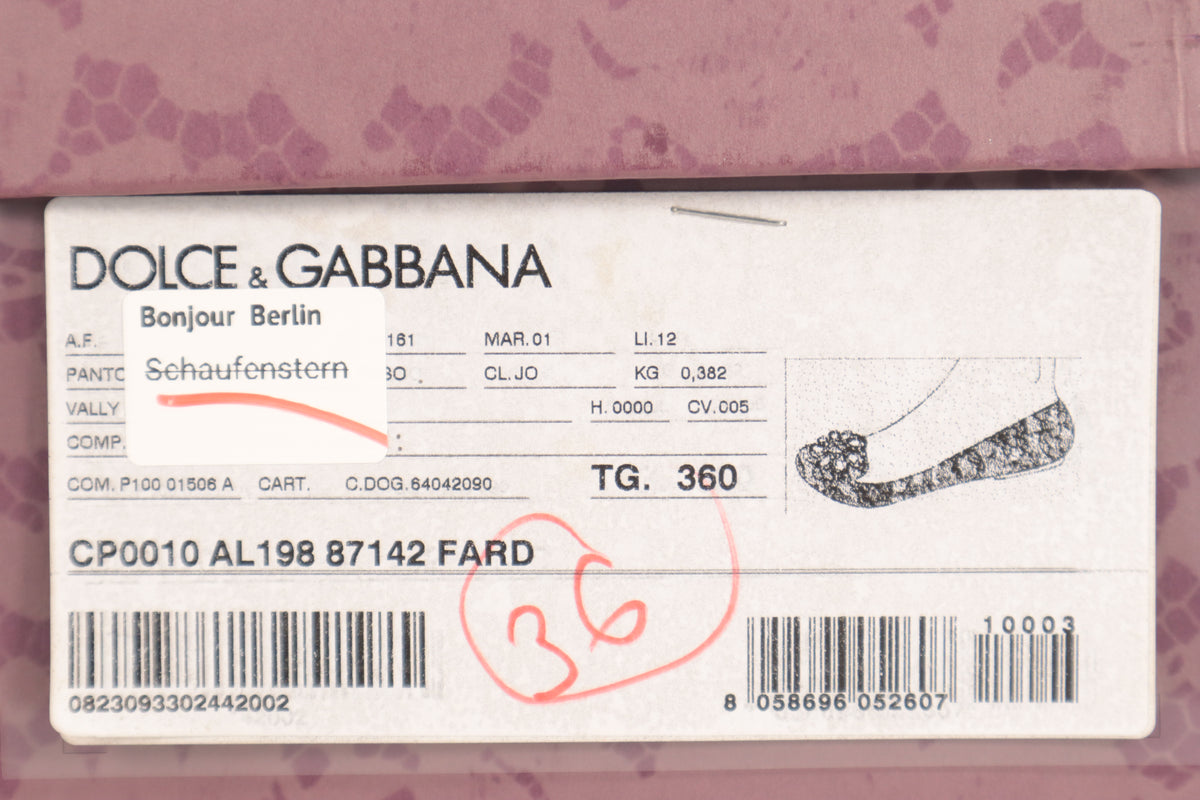 Dolce & Gabbana Ballerinas – Echtheitsnachweis