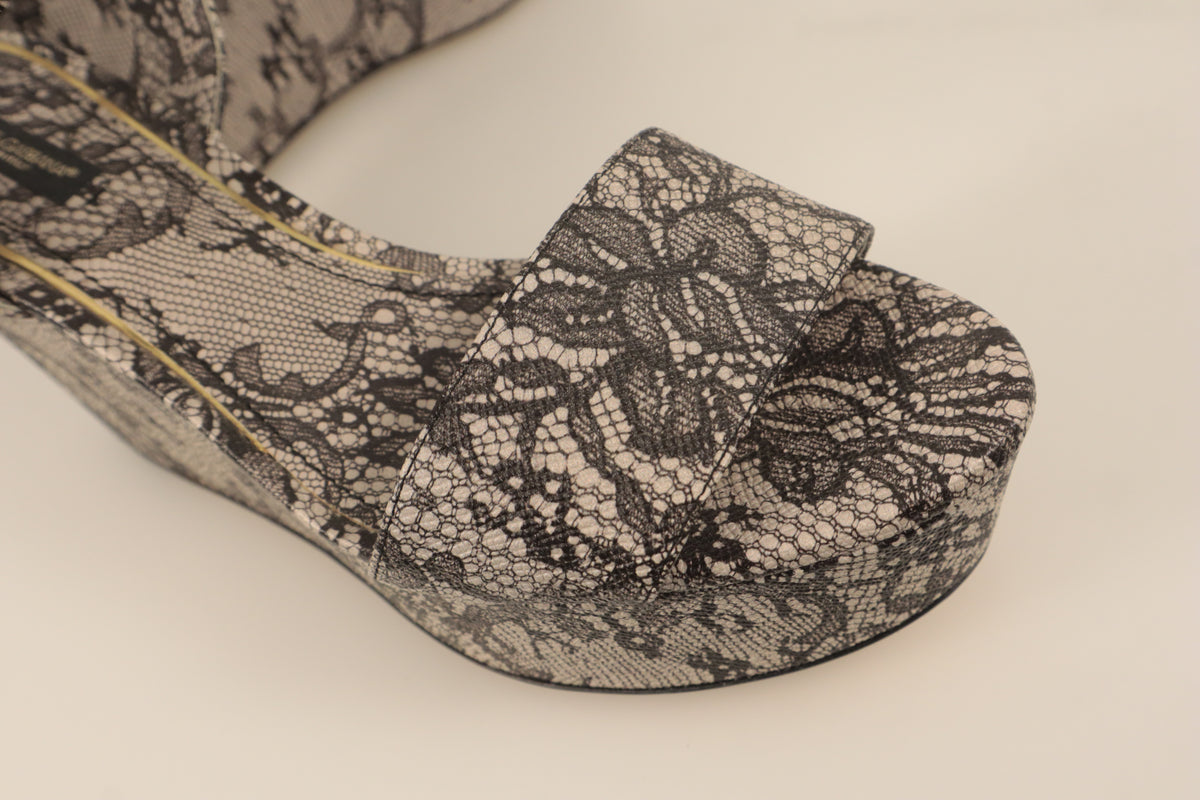 Dolce & Gabbana Plateau-Sandalen – Echtheitsnachweis
