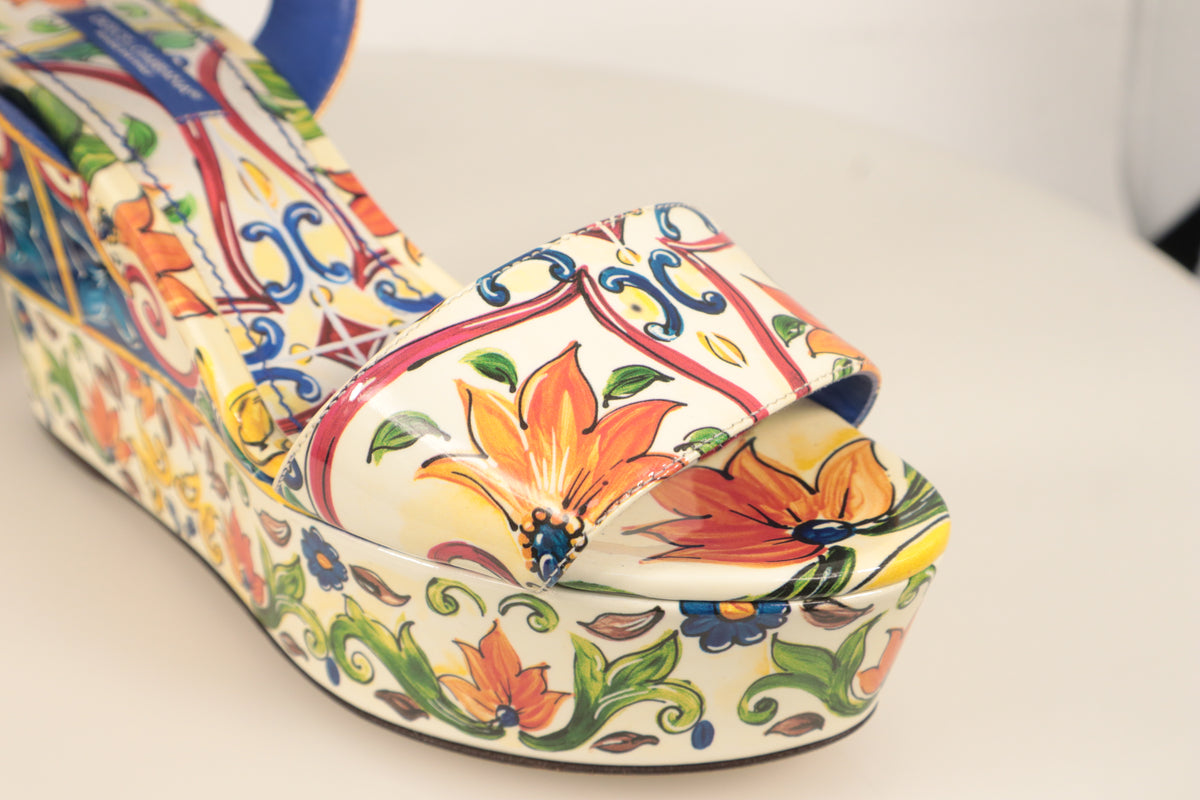 Dolce & Gabbana Plateau-Sandalen – Echtheitsnachweis