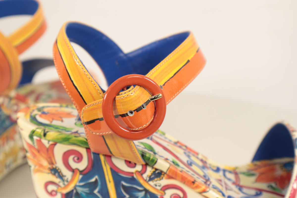 Dolce & Gabbana Plateau-Sandalen – Echtheitsnachweis