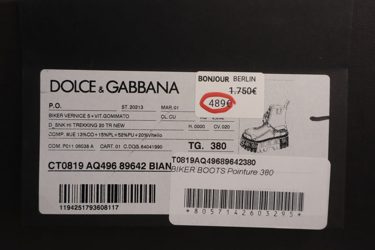 Dolce & Gabbana Boots – Echtheitsnachweis