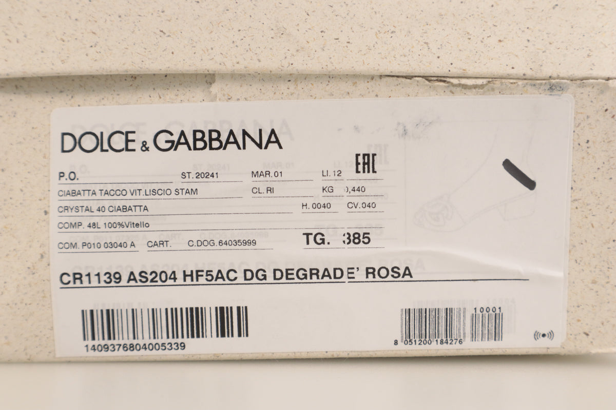 Dolce & Gabbana Mules – Echtheitsnachweis