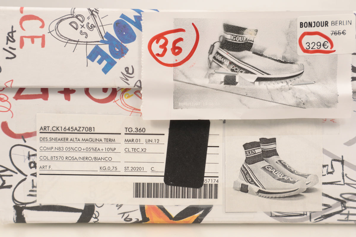 Dolce & Gabbana High-Top Sneaker – Echtheitsnachweis