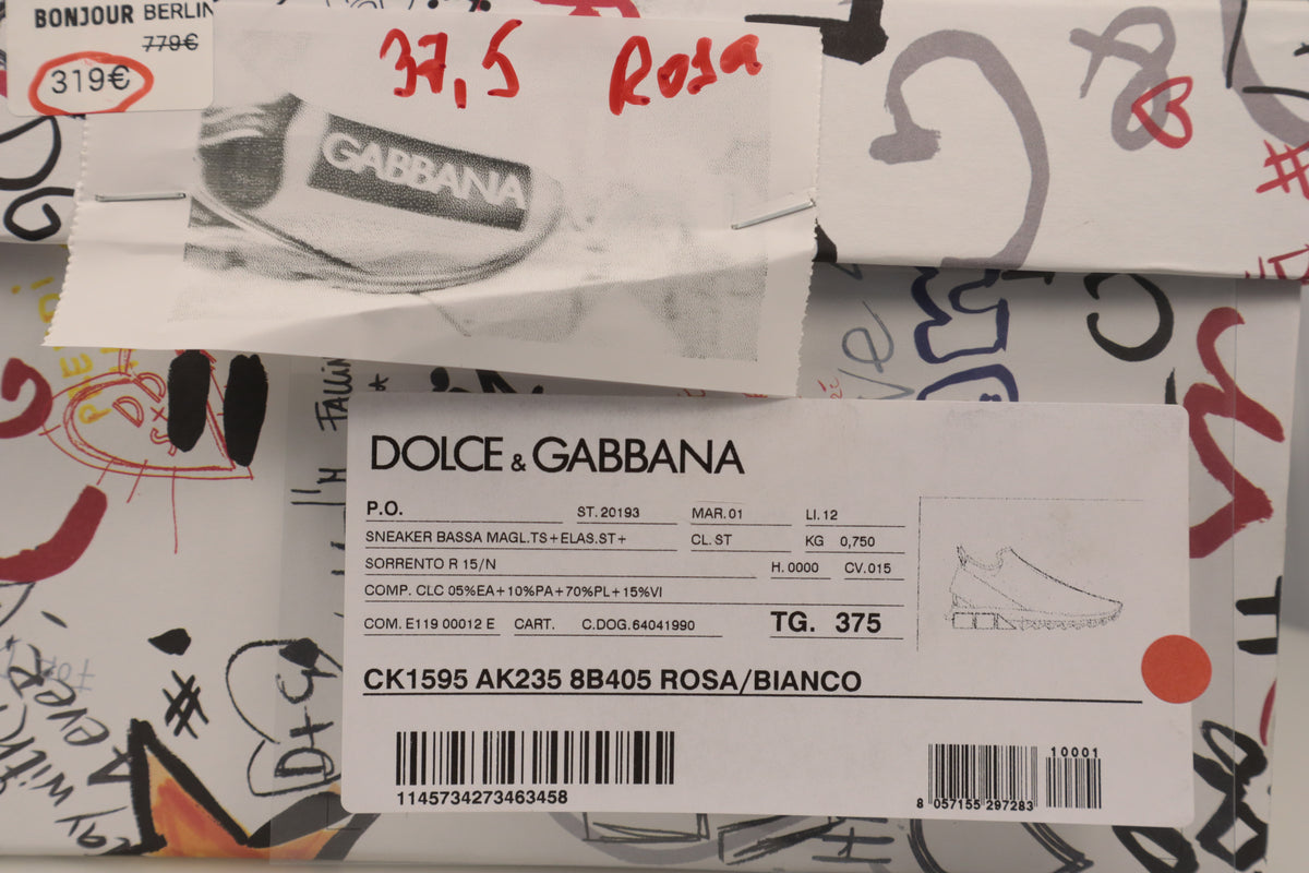 Dolce & Gabbana Slip-On Sneaker – Echtheitsnachweis