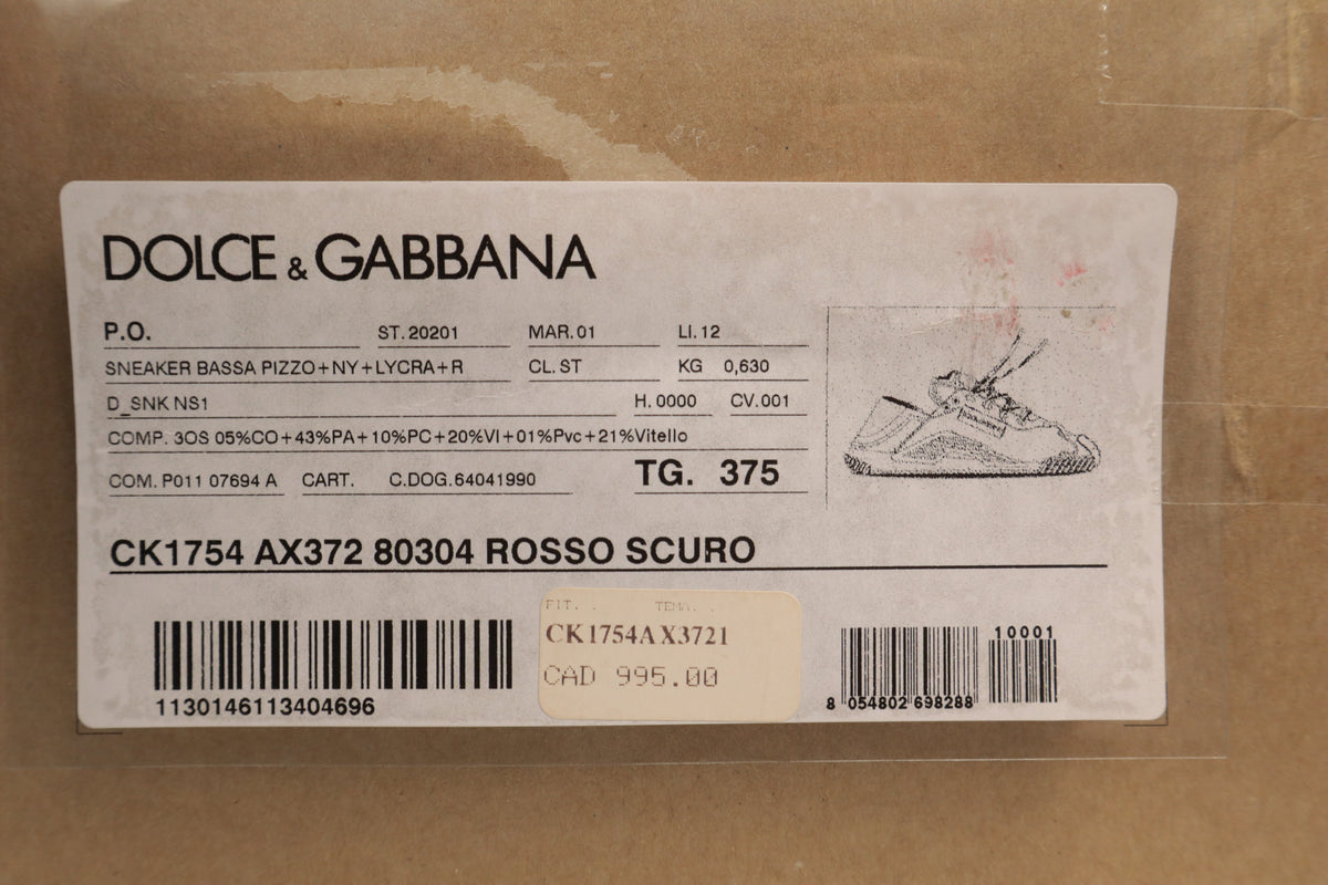 Dolce & Gabbana Sneaker – Echtheitsnachweis