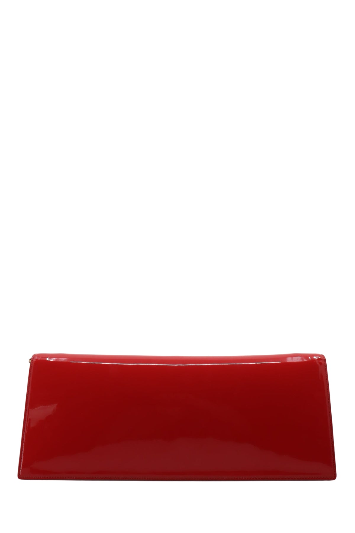 Dolce & Gabbana Clutch Tasche aus rotem Lackleder mit DG Logo