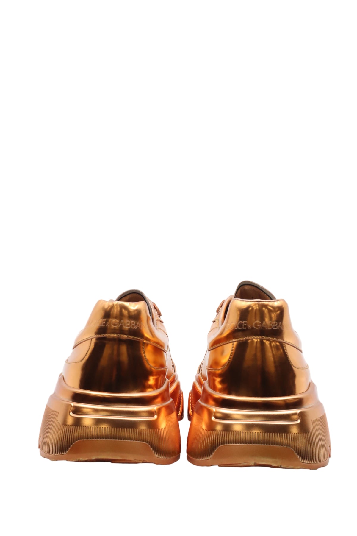 Dolce & Gabbana Sneaker in Kupfer-Metallic für Herren, Größe 44
