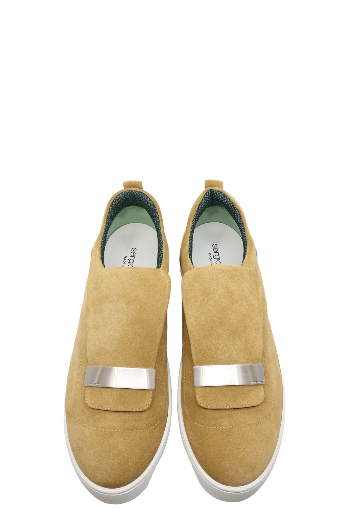 Sergio Rossi Herren-Sneaker aus Wildleder in Camel – Größe 46