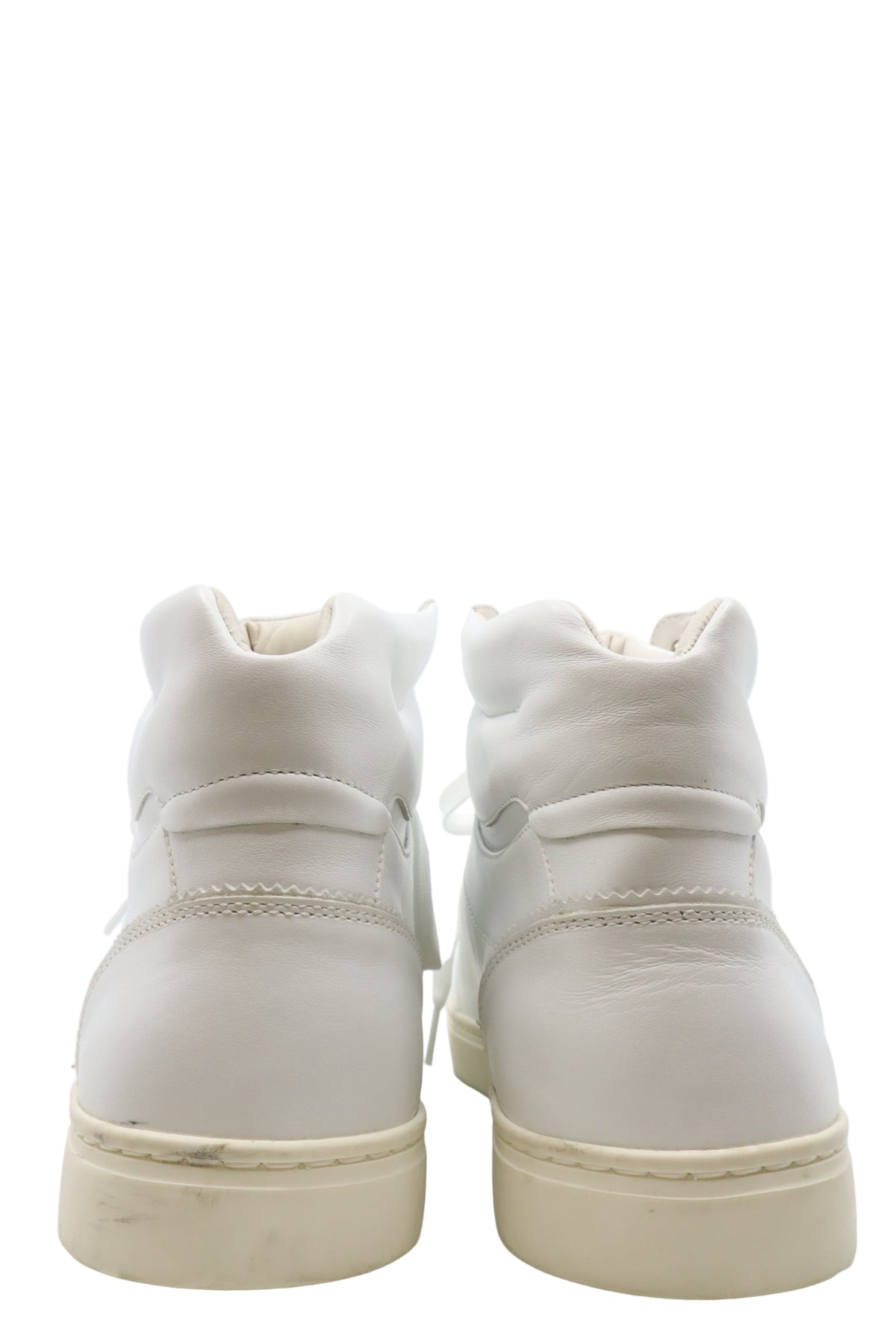 Weiße Dolce & Gabbana High-Top Sneaker aus Leder für Herren