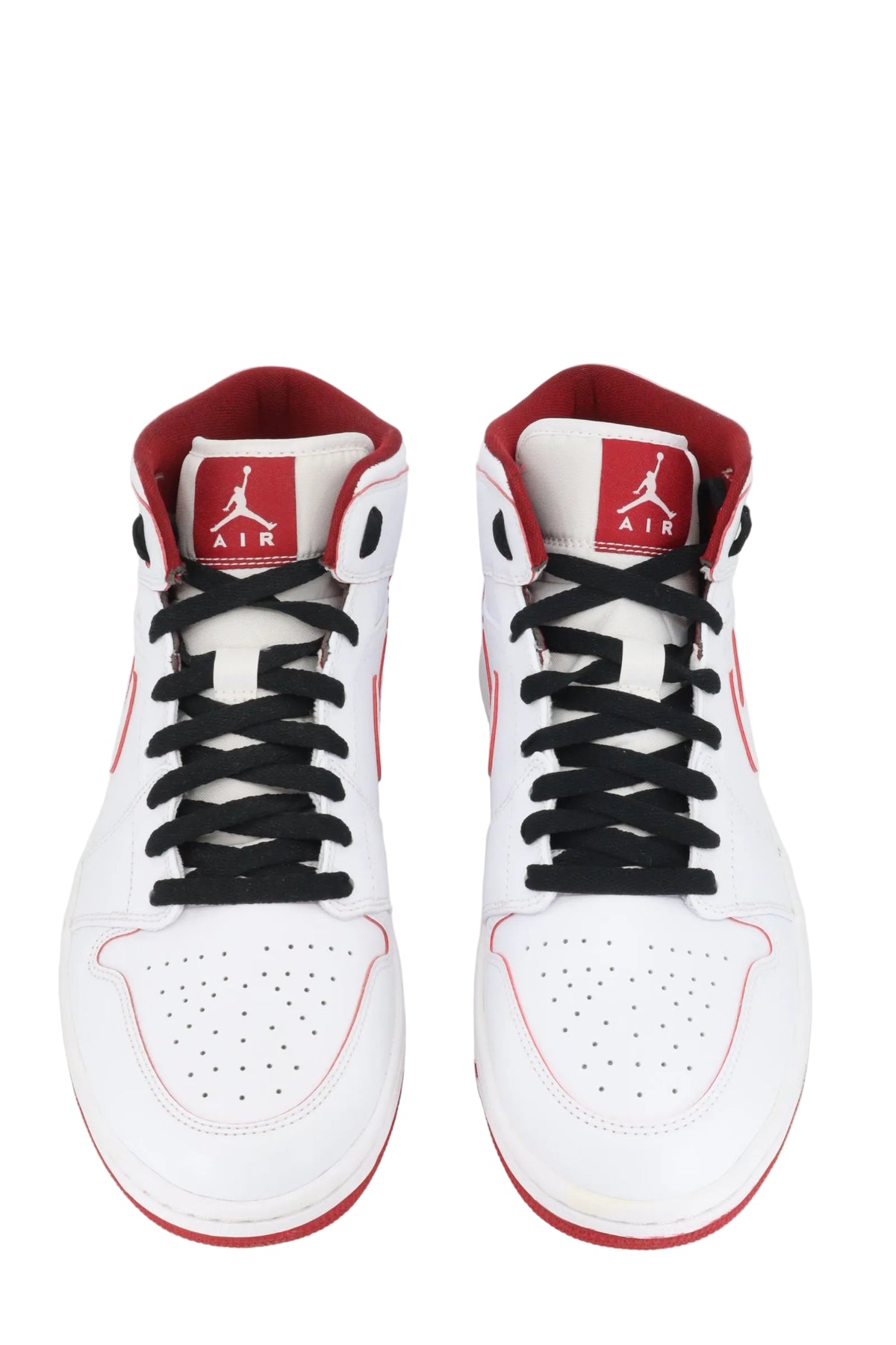 Nike High Top Sneaker weiß rot schwarz Herren Größe 45